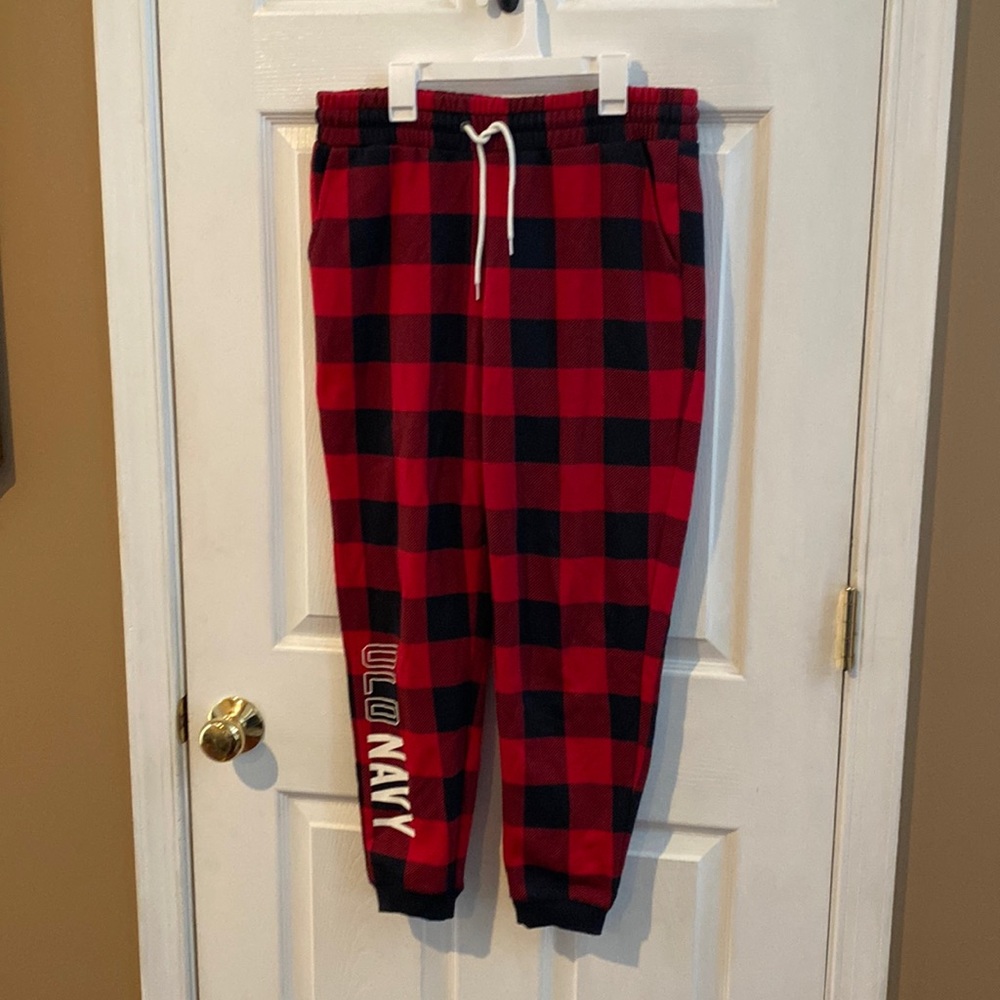 Old Navy joggers buffalo plaid great condition